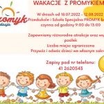 Wakacje z PROMYKIEM ☀️